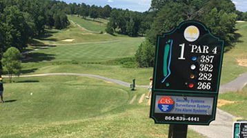 hole 1 marker
